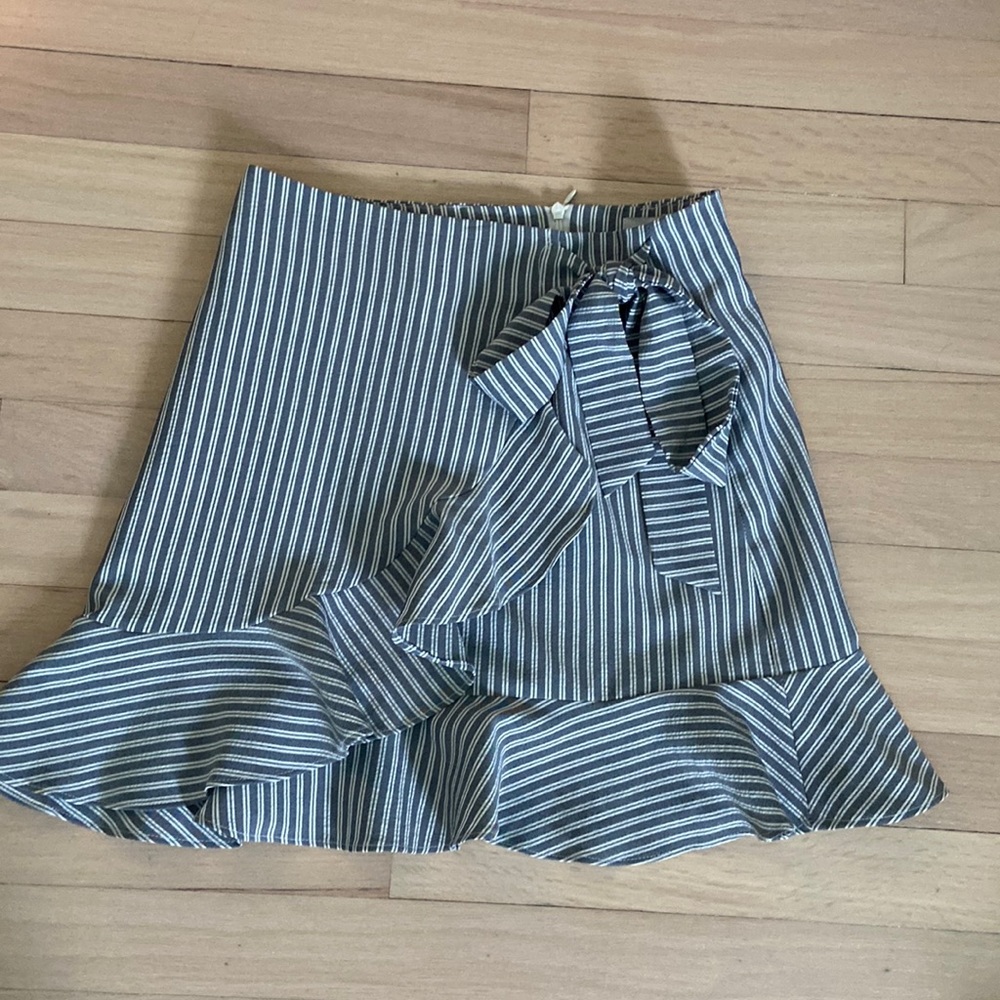 Wrap tie-front ruffle princess Polly skirt